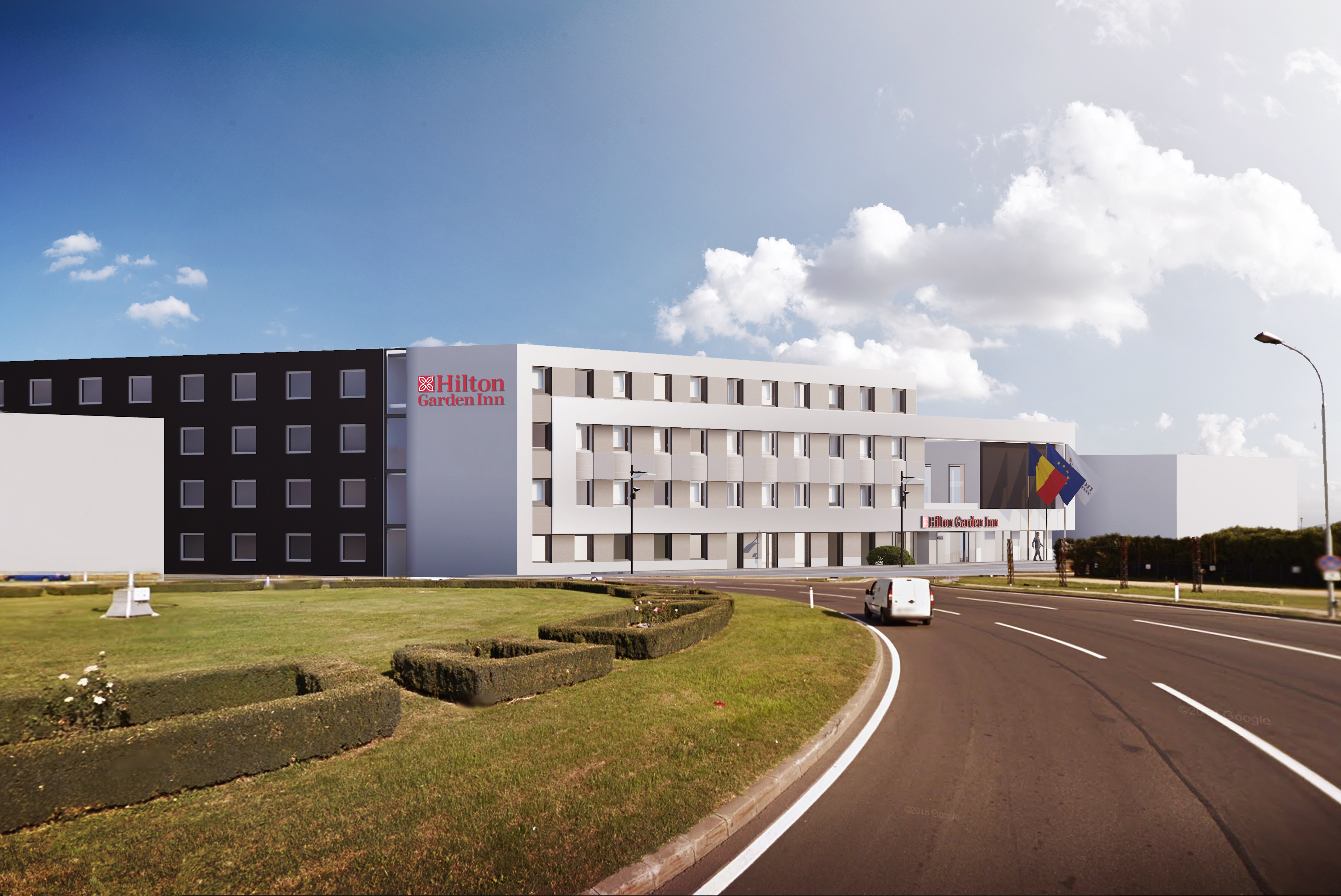 The first airport-hotel by the Hilton Garden Inn brand to be opened in Romania in Otopeni image